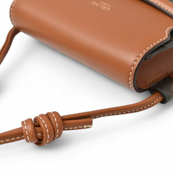 CELINE Brown 2C Shoulder Bag - Picture 6 of 11